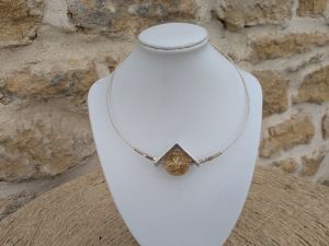 Collier Torque Éclat doré