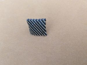 Bague en perles tressées Graphique
